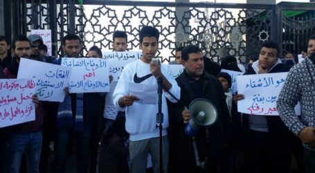 Demo Tuntut Pembukaan Perlintasan Rafah