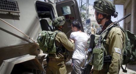 Israel Tahan Delapan Warga Palestina di Tepi Barat