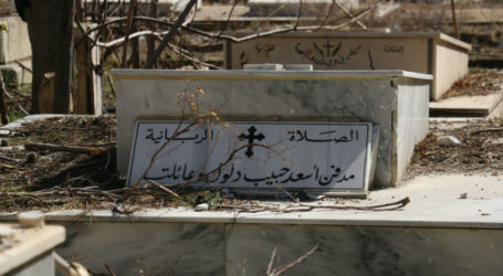 Pasukan Suriah Jarah Emas di Pemakaman Kristen