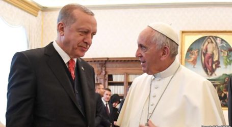 Erdogan Bertemu Paus Francis Bicarakan Usaha Bersama Lawan Islamofobia