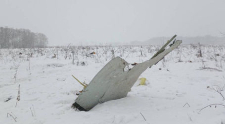 Pesawat Rusia Saratov Airlines Jatuh di Daerah Salju, 71 Orang Tewas