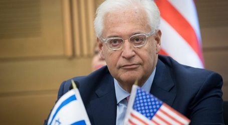 Dubes AS di Israel Dipanggil Pulang untuk Siapkan Rencana Perdamaian Palestina