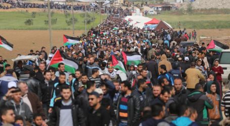 17.000 Warga Palestina Peringati Hari Tanah Palestina