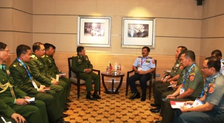Panglima TNI Bertemu Pimpinan Militer Negara-negara ASEAN di Singapura