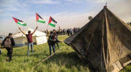 Warga Gaza Siapkan Tenda di Perbatasan Untuk Aksi Jumat 30 Maret
