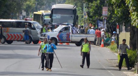 Polda Jateng Lakukan Olah TKP Kecelakaan Maut di Brebes