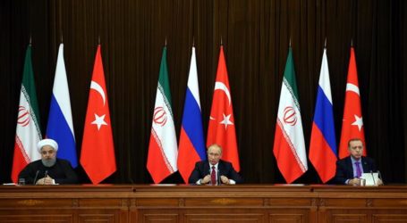 Putin, Erdogan, dan Rouhani Bahas Krisis Suriah di Ankara