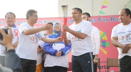 Atlet Nasional Ramaikan Asian Games 2018 OCA Fun Run di Nepal