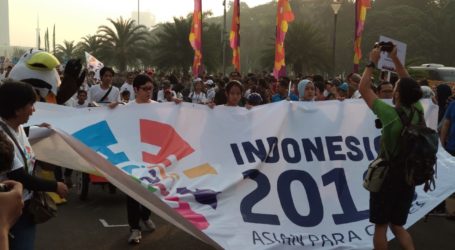 Wapres JK Buka Parade 100 Hari Menuju Asian Games 2018