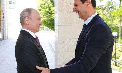 Putin Bertemu Assad di Sochi Rusia
