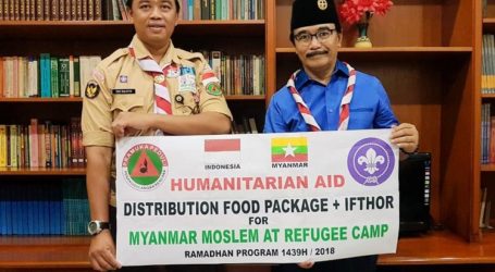 Dari Yordania, Misi Kemanusiaan Pramuka Berlanjut ke Myanmar
