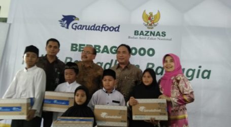 GarudaFood Salurkan 1.000 Paket Ramadhan Melalui BAZNAS