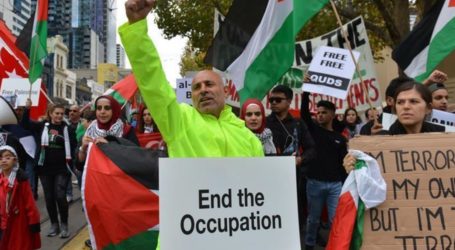 Warga Australia Protes Pembantaian Israel di Gaza
