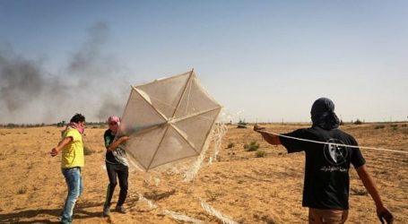 Drone Israel Serang Penerbang Balon Api, Tiga Warga Gaza Luka
