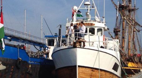 Empat Kapal Freedom Flotilla Untuk Gaza Tiba di Amsterdam