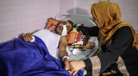 Pria Korban Granat Gas Israel Berharap Dapat Berobat di Luar Gaza