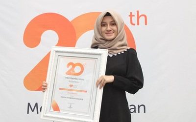 Atina, Founder Vanilla Hijab Terima Penghargaan Tokoh Pemberdayaan 2018
