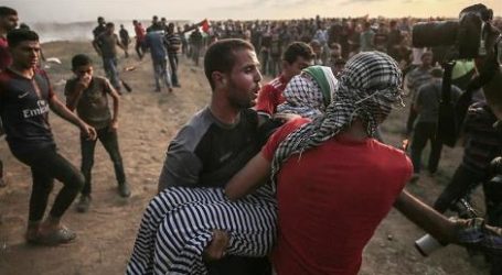 Tentara Israel Tembaki Demonstran Palestina
