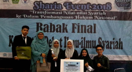 IAIN Batusangkar Juara I Debat Syariah Tingkat Nasional