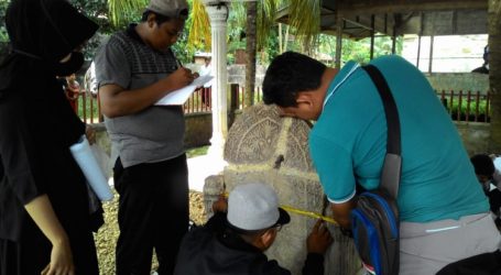 Praktikum Arkeologi, Mahasiswa SKI UIN Ar-Raniry Kunjungi Sejumlah Situs di Aceh Utara