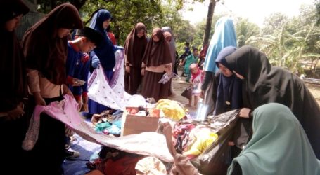 Al-Fatah Cileungsi Gelar Bazar Amal untuk Palu dan Donggala