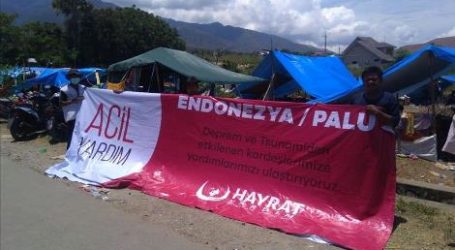 Hayrat Turki Bantu Korban Bencana di Sulteng