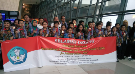 23 Medali Olimpiade Matematika dan Sains Internasional Diraih SD Indonesia