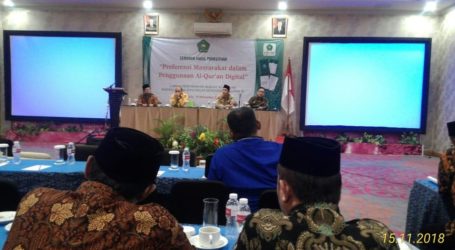 Seminar Hasil Penelitian Pengembangan Al-Quran Digital