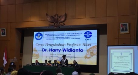 Harry Widianto Dikukuhkan sebagai Profesor Riset Kebudayaan