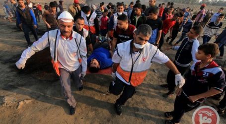 Qahman Luka Parah Pada Aksi Protes di Perbatasan Gaza