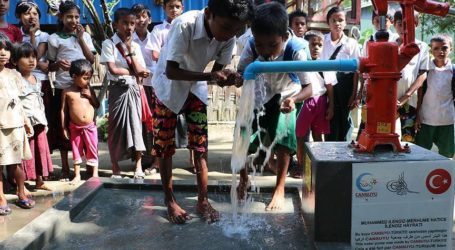 Badan Amal Turki Buat 48 Sumur untuk Pengungsi Rohingya