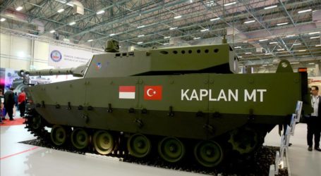Medium Tank Hasil Kerja Sama Indonesia dan Turki Dipamerkan