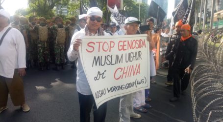 Persoalan Uighur, Ribuan Umat Islam Datangi Kedubes China di Jakarta