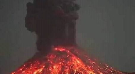 PVMBG: Volume Gunung Anak Krakatau Menyusut Pascaerupsi
