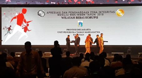 UPT Margasatwa Ragunan Terima Penghargaan Wilayah Bebas Korupsi