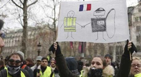 66.000 Warga Demonstrasi di Perancis, Lebih 100 orang Ditangkap
