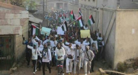 Muslim Nigeria Gelar Unjuk Rasa Dukung Kemerdekaan Palestina