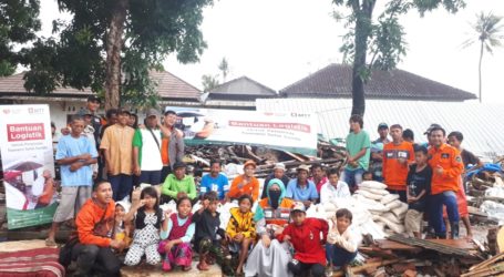 Majelis Taklim Telkomsel Salurkan Bantuan Tahap Awal Korban Tsunami Selat Sunda