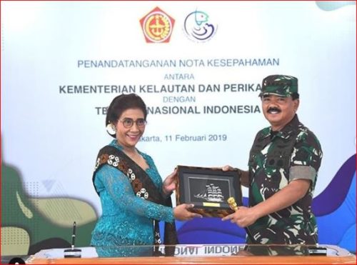 KKP Dan TNI Kerja Sama Amankan Sektor Laut