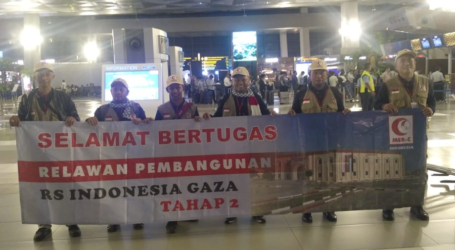 MER-C Berangkatkan Tim Pertama Relawan Pembangunan RS Indonesia di Gaza