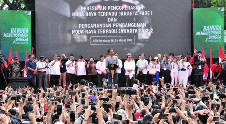 MRT Jakarta Tahap Pertama Resmi Beroperasi, Tahap Dua Mulai Dibangun