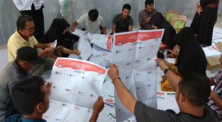 KIP Banda Aceh Mulai Lipat Surat Suara