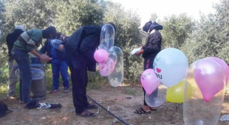 Makin Banyak Balon Pembakar Diterbangkan dari Gaza, Israel Balas