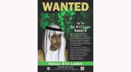 AS Tawarkan Rp14 M Untuk Informasi Putra Osama bin Laden