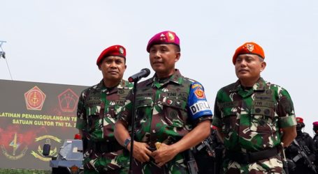 Mayjen Suhartono: Latihan Penanggulangan Teror Uji Kesiapan Satgultor TNI