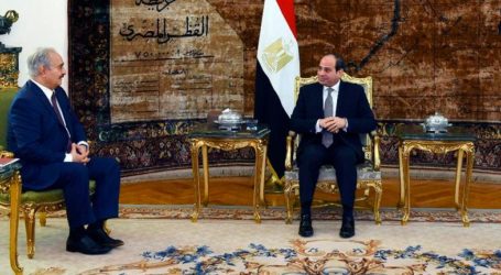 Presiden Mesir Bertemu Dengan Komandan Haftar dari Libya di Kairo