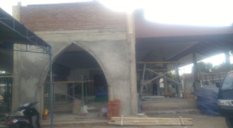 Pembangunan Masjid Darussalam Lombok Utara Masih Perlu Biaya