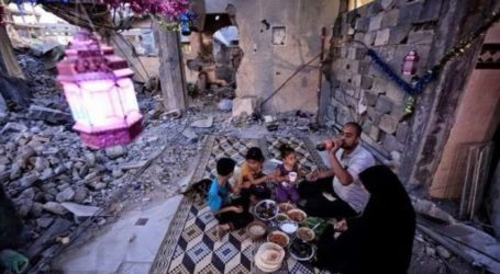 Meski Berkabung, Ramadhan di Gaza Tetap Meriah dan Khusyuk