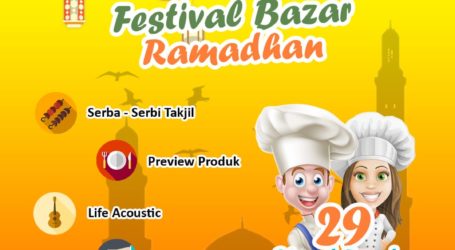 Komunikasi Penyiaran Islam IAIN Metro Lampung Gelar Festival Bazar Ramadhan