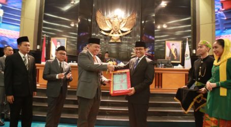 Anies Sampaikan Realisasi Pelaksanaan APBD DKI Jakarta Tahun Anggaran 2018